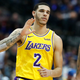 Lonzo, back in January, with the adhesive patch covering the Big Baller Brand tattoo.